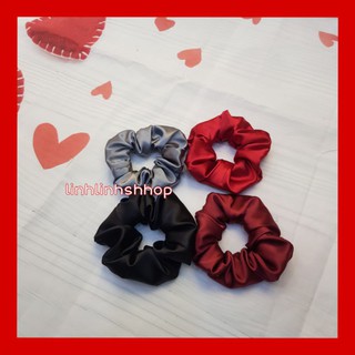 [ MUA LẺ GIÁ SỈ ] DÂY SCRUNCHIES PHI BÓNG SIÊU ĐẸP