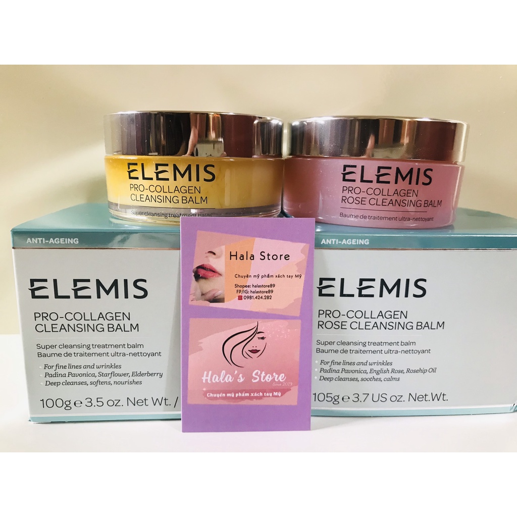 Elemis - Sáp rửa mặt kiêm tẩy trang cao cấp Pro-Collagen Cleansing Blam