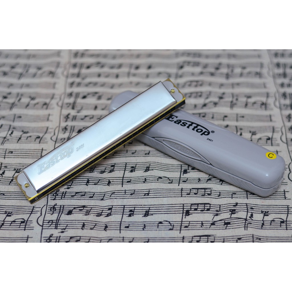 Kèn Harmonica Tremolo Easttop T2401 Key C