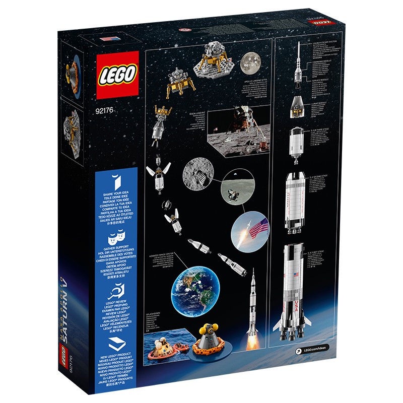 Đồ chơi xếp hình LEGO / Lego 92176 Apollo Saturn V Space Rocket Boy Boy Toy