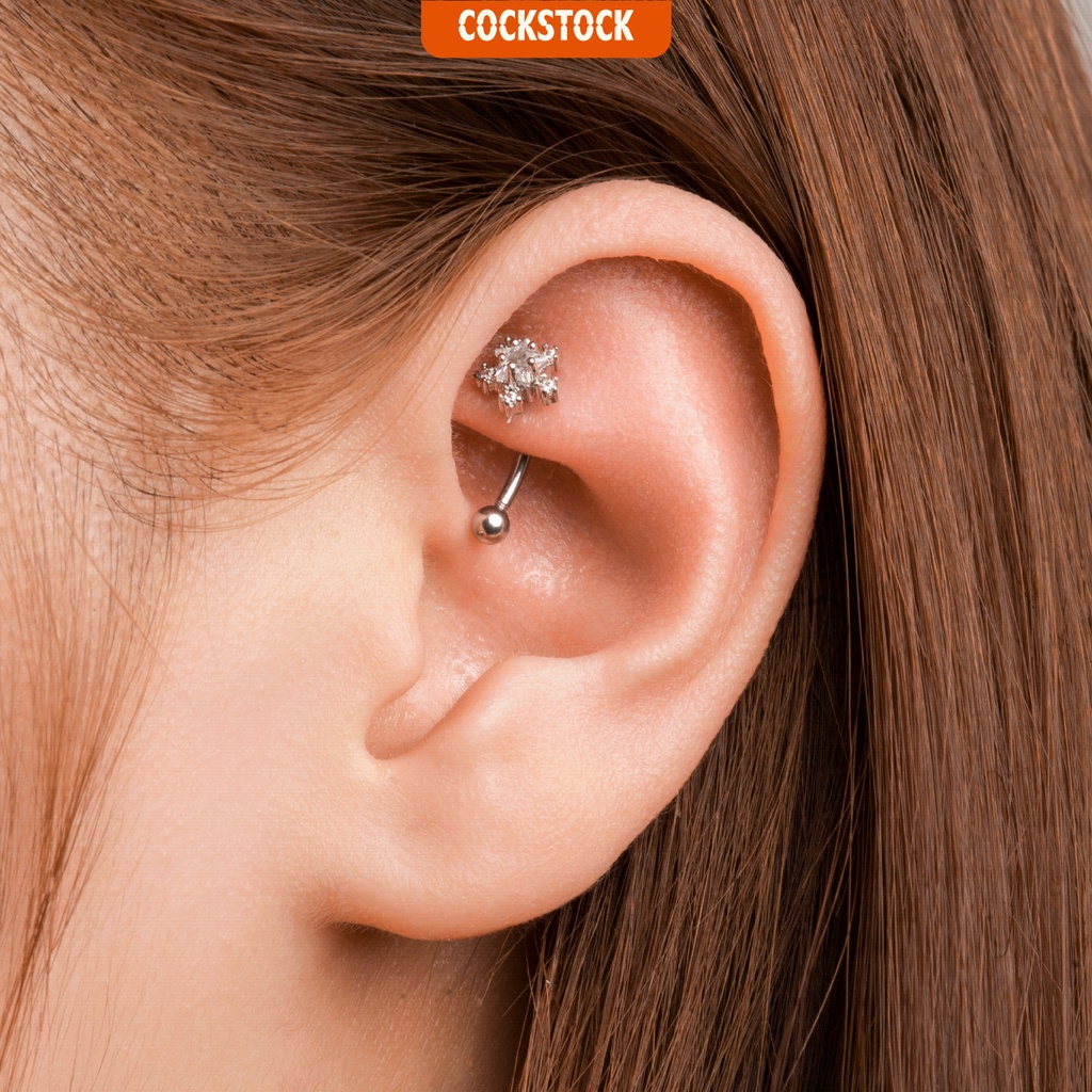 Khuyên tai Rook Blink Star Snow CockStock