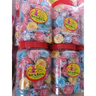 Kẹo que bông hồng Việt Nam 1 hủ 40 que -DATE mới