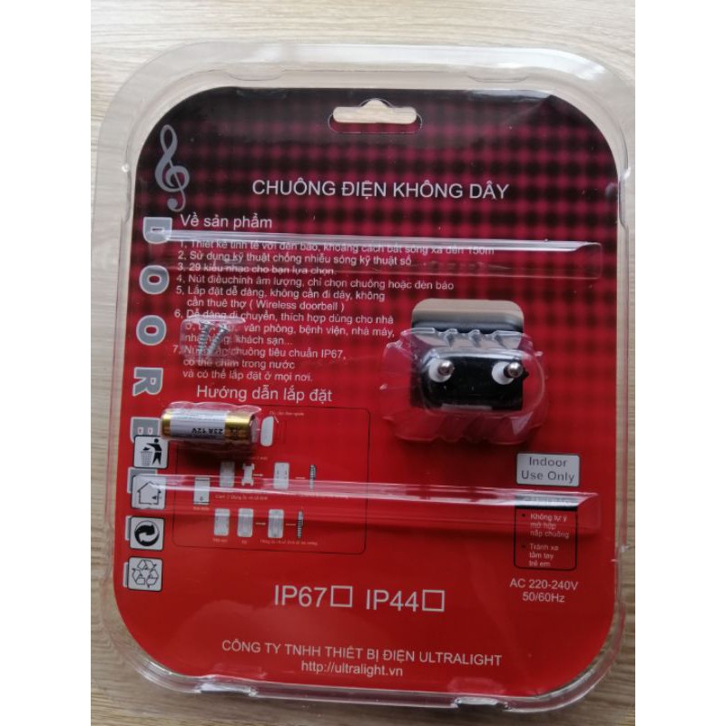 Chuông cửa không dây ULTRALIGHT