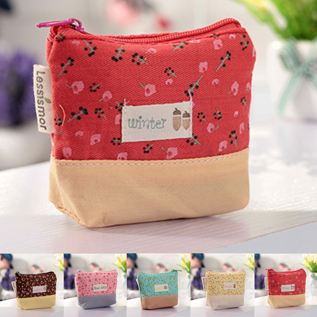 Pencil Case Cute Portable Key Coin Purse Makeup Bag