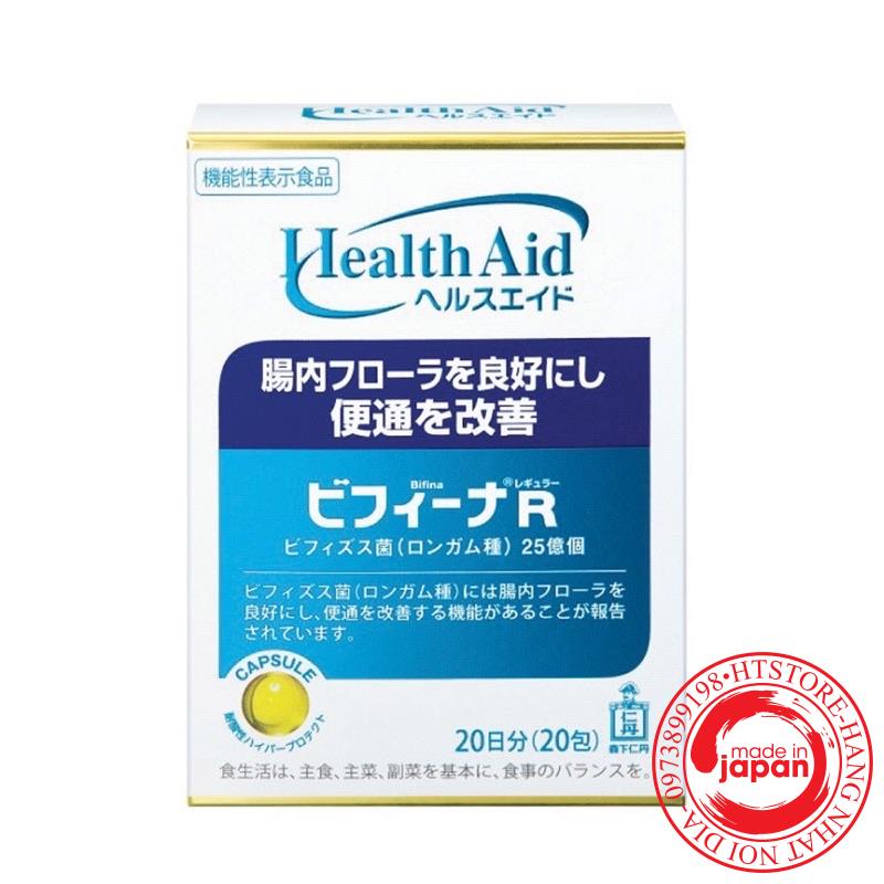 Men vi sinh BIFINA Nhật Bản, Loại R hộp 20 gói hỗ trợ tiêu hóa