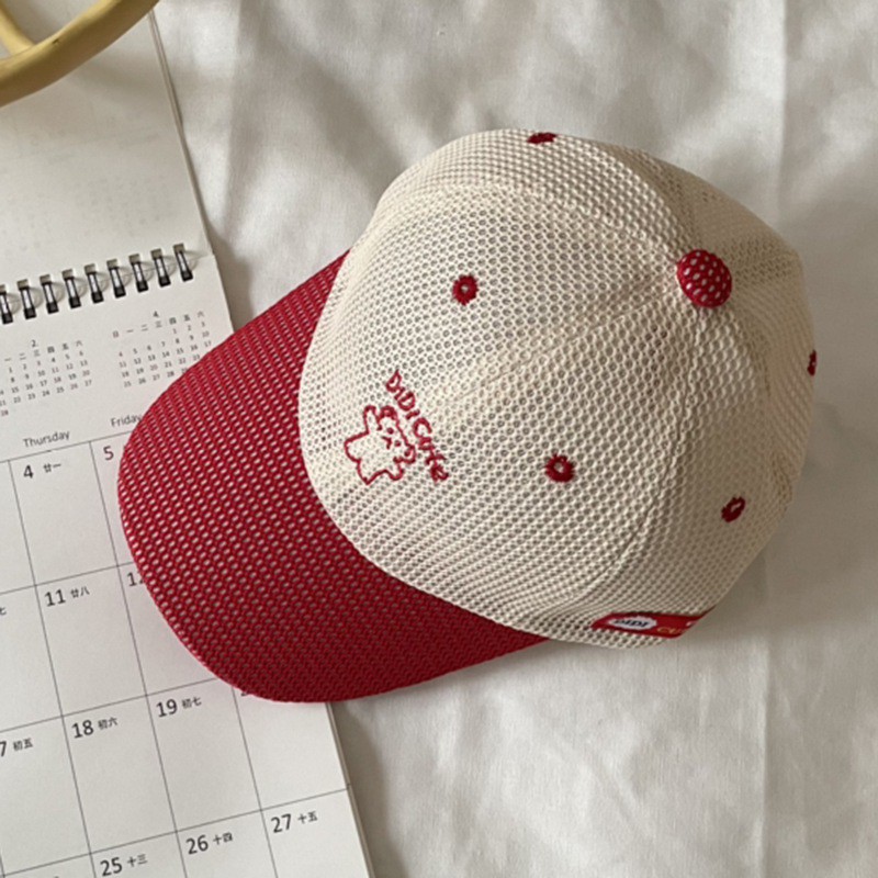 Mũ lưỡi tải họa tiết gấu hoạt hình dễ thương cho trẻ em