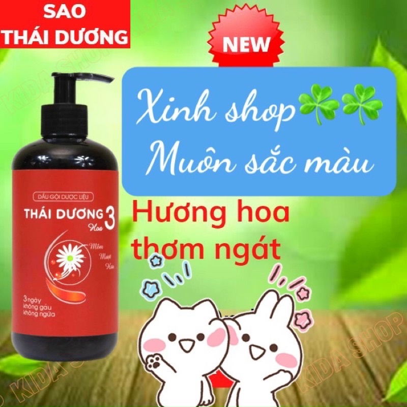 Dầu gội thái dương 3 hương hoa chai 480ml ( hàng chính hãng )