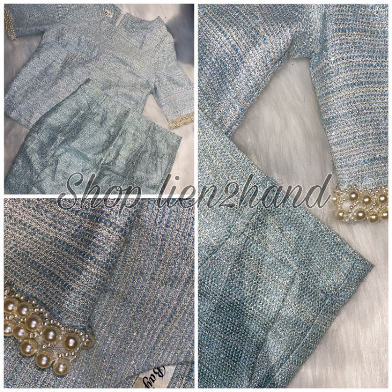 Đầm dạ tweed, set dạ tweed siêu đẹp