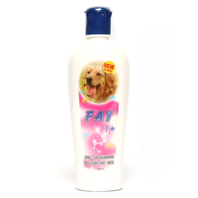 Sữa tắm diệt ve, bọ chét, dưỡng lông, thơm lâu cho chó mèo - Fay 1 sao 200ml