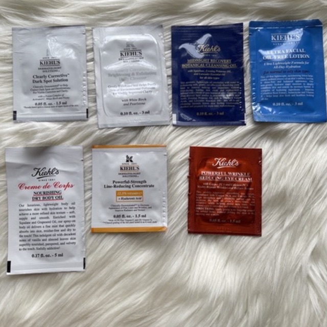 Sample Kiehl's - Mẫu thử Kiehl's các loại