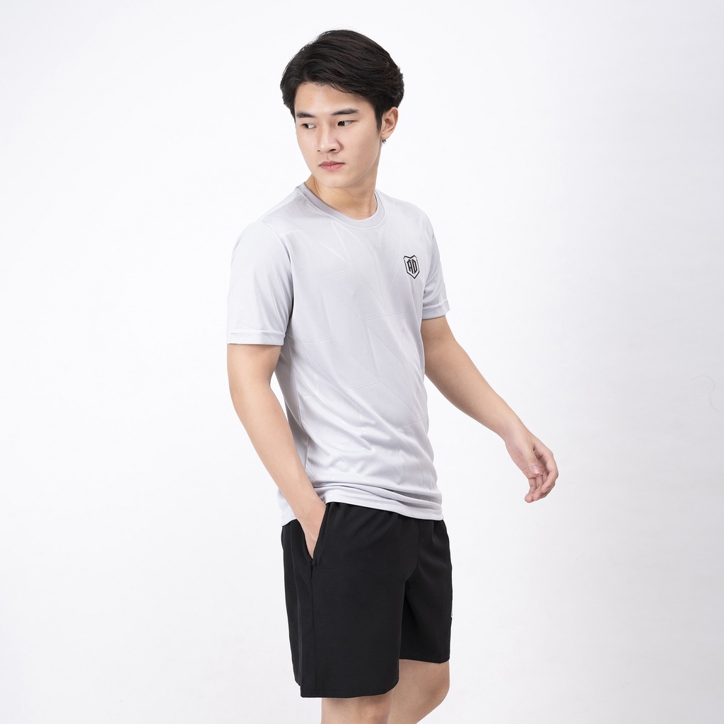Bộ quần áo nam thể thao AD, áo thun cổ tròn, JUN FASHION STORE tập gym ngắn tay vải thoáng mát co giãn