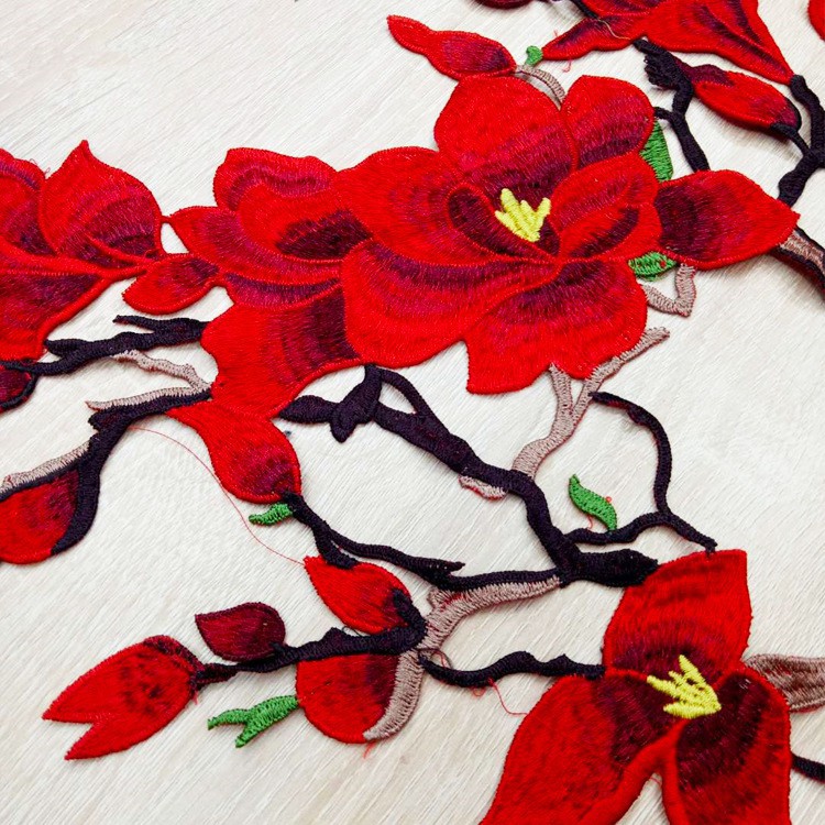 Chi tiết ren hoa thêu trang trí quần áo độc đáo | BigBuy360 - bigbuy360.vn