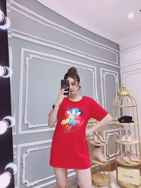 Đầm giấu quần form rộng tạt sơn (chất dày đẹp)