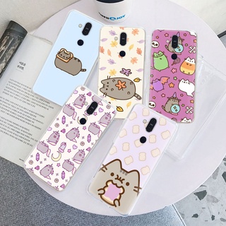 Ốp Điện Thoại Trong Suốt Hình Pusheen Tr20 Cho Nokia 1 1.1 1.3 2.3 2.4 3.4 5.3 8.3 C1 C2 C3 Plus