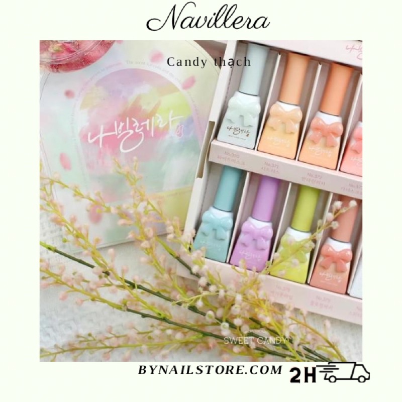 Sơn gel thạch cao cấp Hàn Quốc tách lẻ collection Navillera (1pcs)