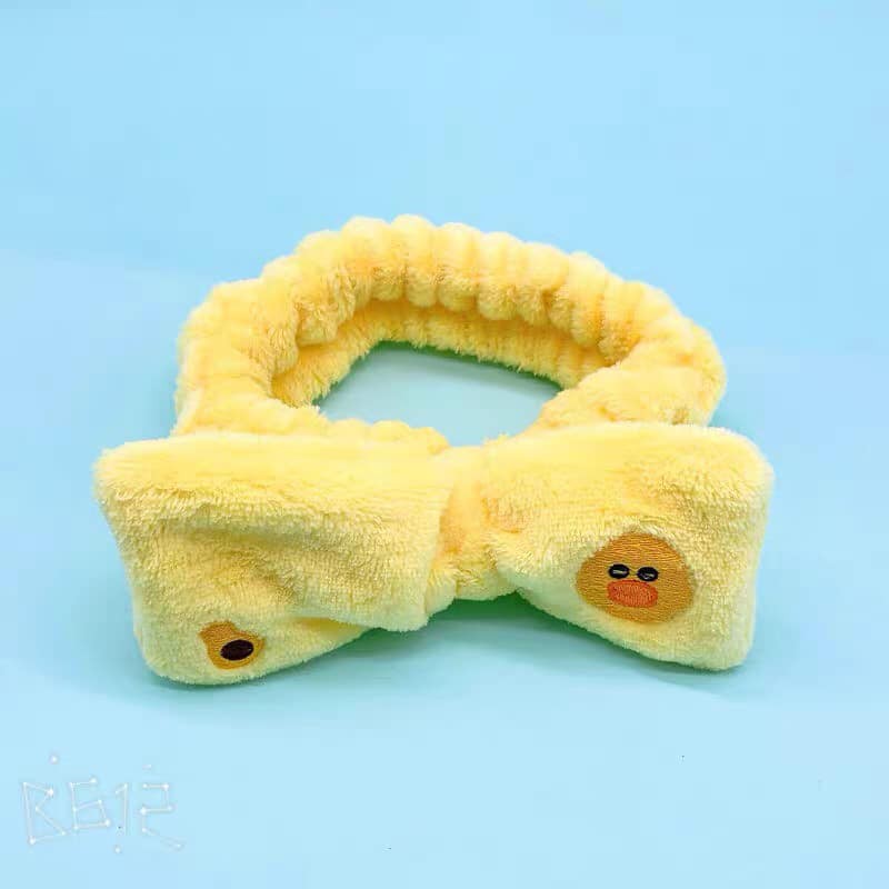 Băng đô thêu hoạt hình kèm nơ loại dày đẹp nhiều màu sắc trẻ trung-giadungsieure