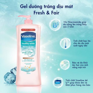 [Uni] Sữa Dưỡng Thể Trắng Da Vaseline 350Ml