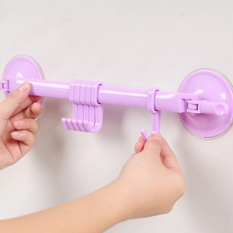 Móc Hút Chân Không, Móc treo đồ hút chân không tiện dụng thanh 6 móc