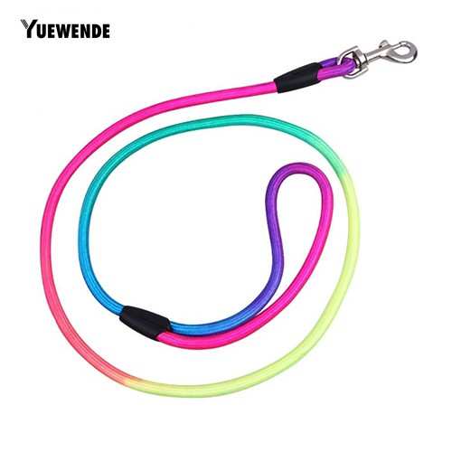 Dây Nylon Dắt Thú Cưng Đi Dạo Màu Cầu Vồng