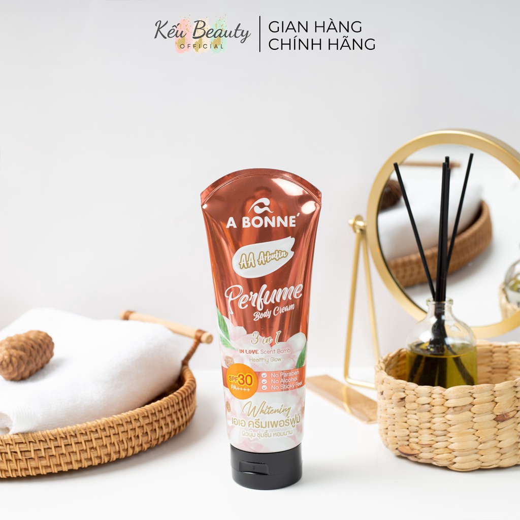 Kem dưỡng toàn thân trắng da chống nắng A Bonne Perfume Body Cream SPF 30 200g