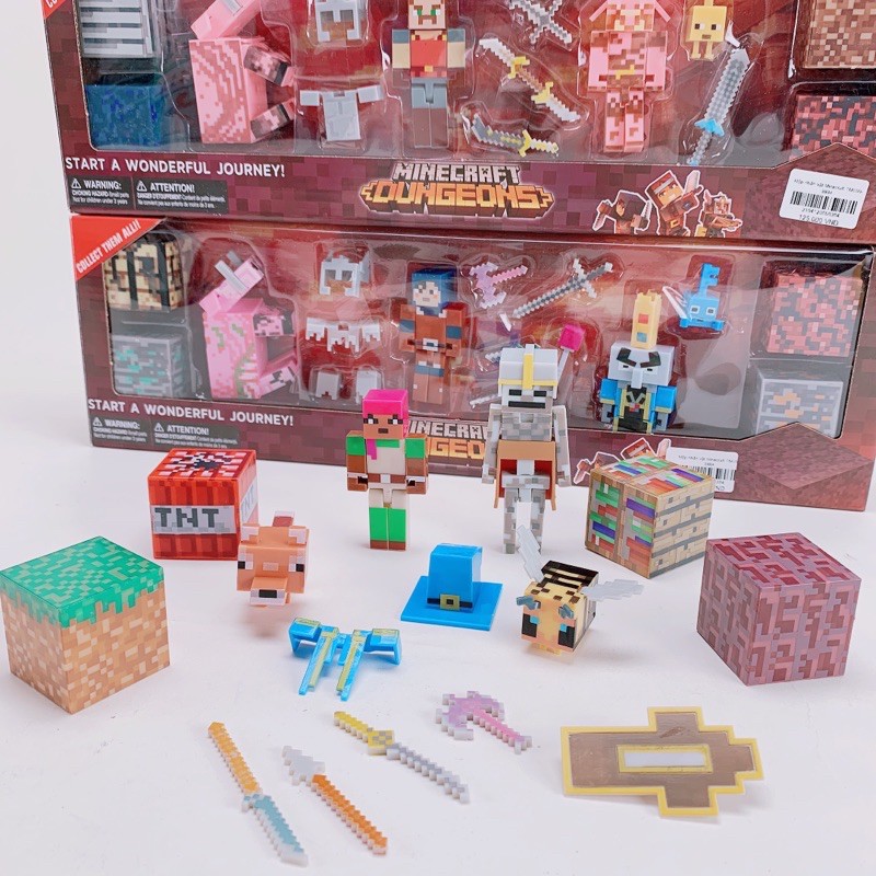 🔥HOT🔥Bộ Đồ Chơi Mô Hình Nhân Vật Minecraft Dungeons-Lego Minecraft