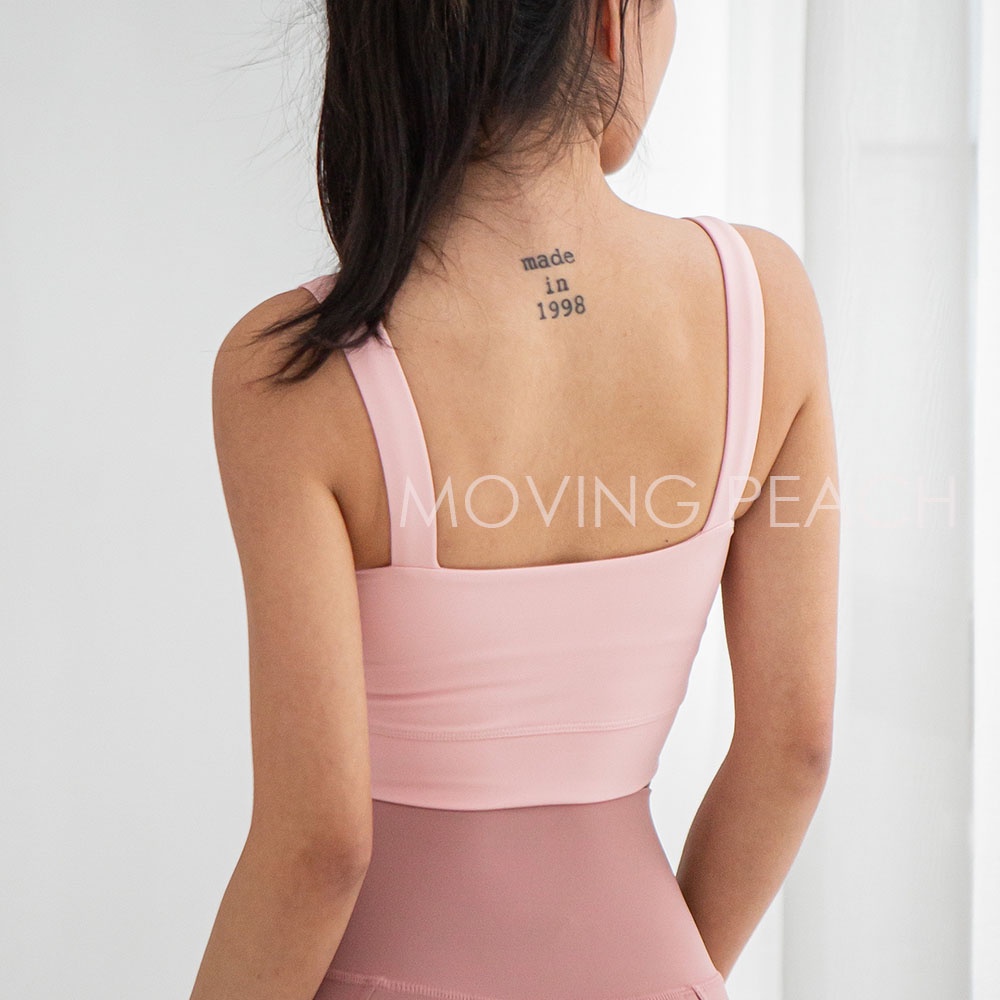 MOVING PEACH AVG Áo Ngực Thể Thao Chống Sốc Có Đệm Hỗ Trợ Tập Thể Hình