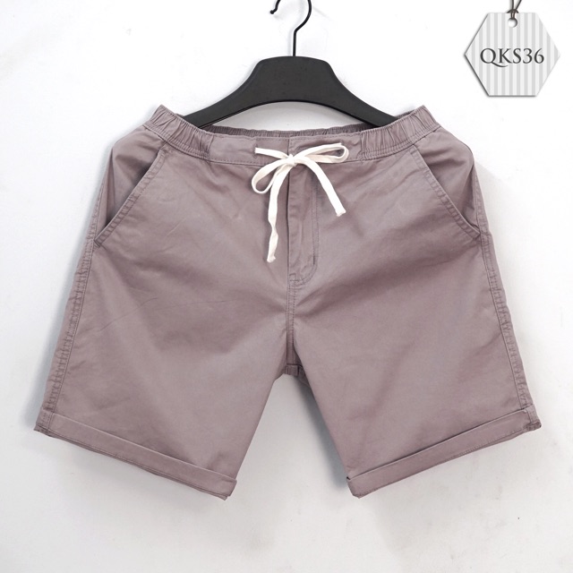 Quần Short Nam Kaki Thun Mềm Mịn Nhiều Màu