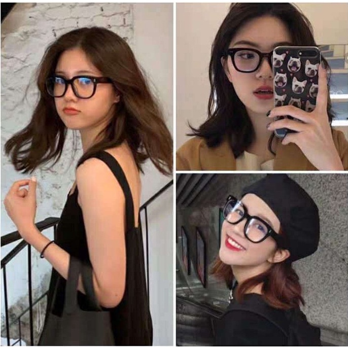 Kính gọng kính mát chống tia chống bụi thời trang nam nữ
