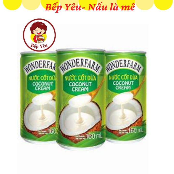 NƯỚC CỐT DỪA WONDERFARM 160ml/400ml