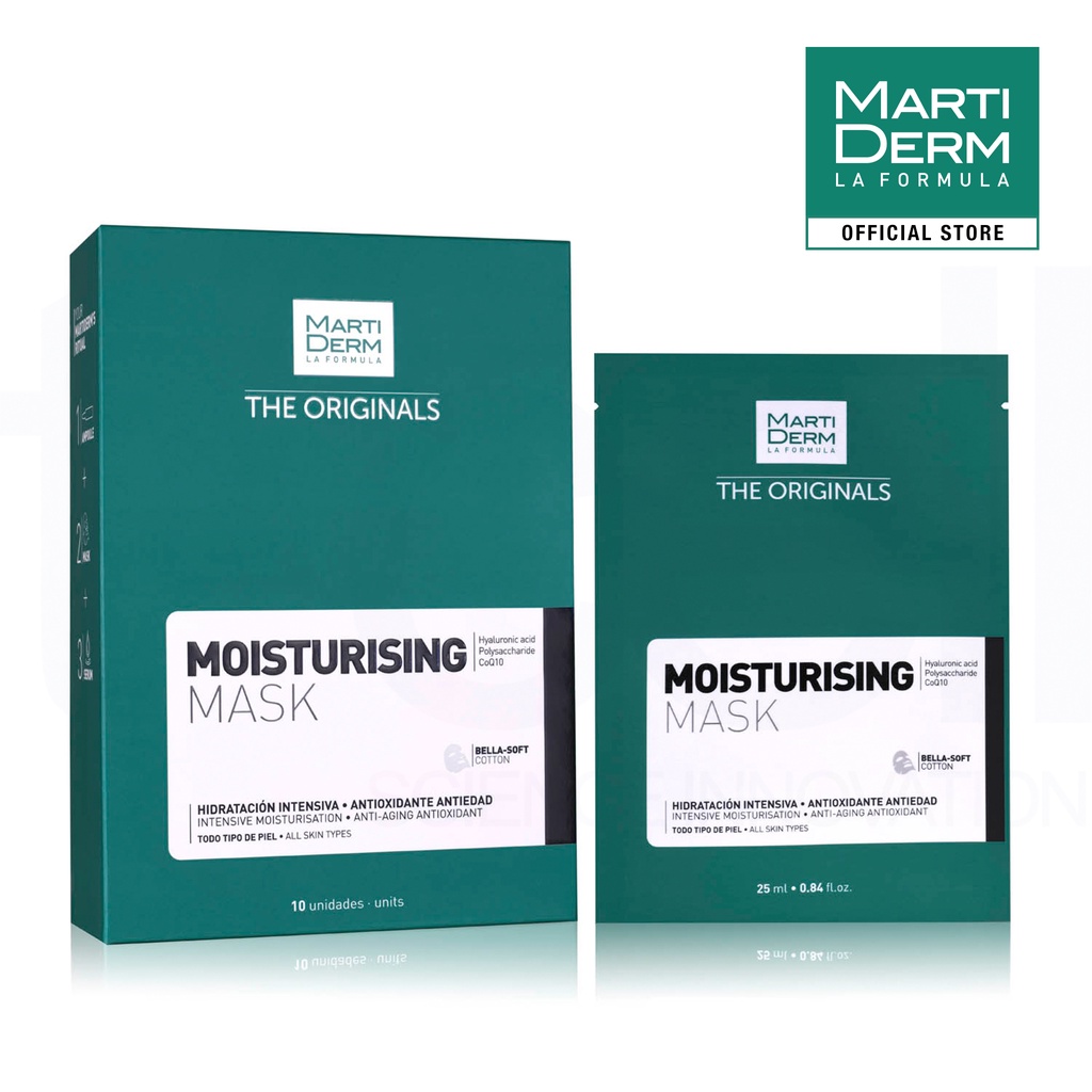 Mặt nạ dưỡng ẩm da - MartiDerm The Originals Moisturising Mask (25ml x 10 miếng)