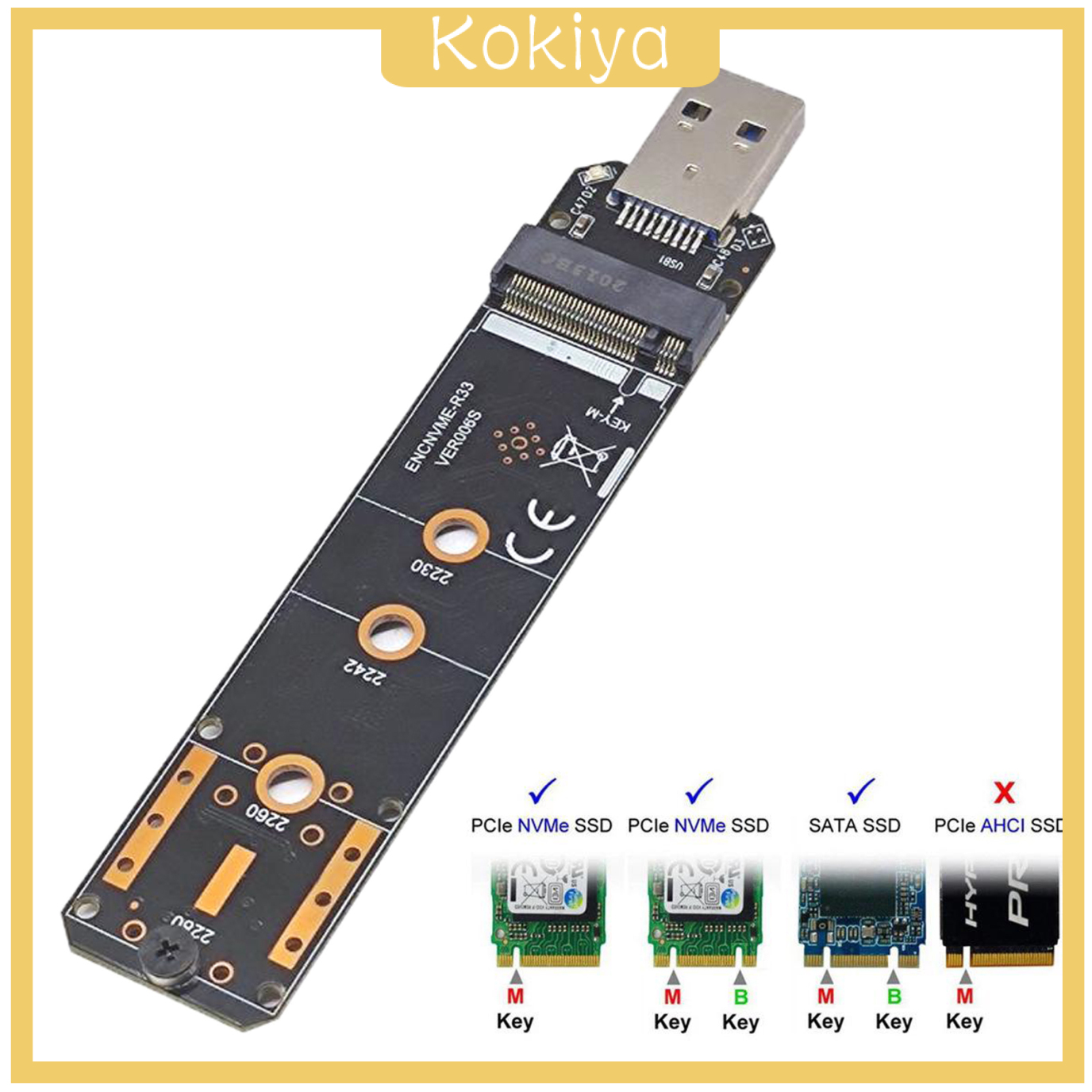 Bảng Mạch Chuyển Đổi Usb 3.1 Gen 2 Cho Nvme Sata Dual Protocol M.2