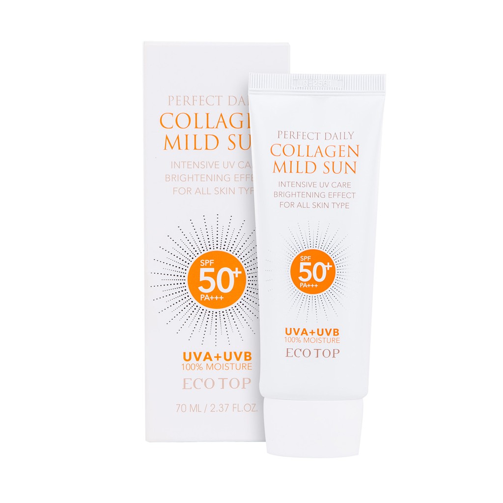 KEM CHỐNG NẮNG COLLAGEN ECOTOP COLLAGEN MILD SUN SPF 50+ PA++ 70ML