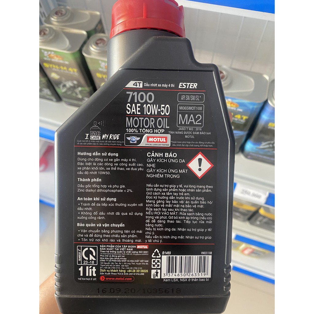 Nhớt Nhập Khẩu - Motul 7100 (1L)