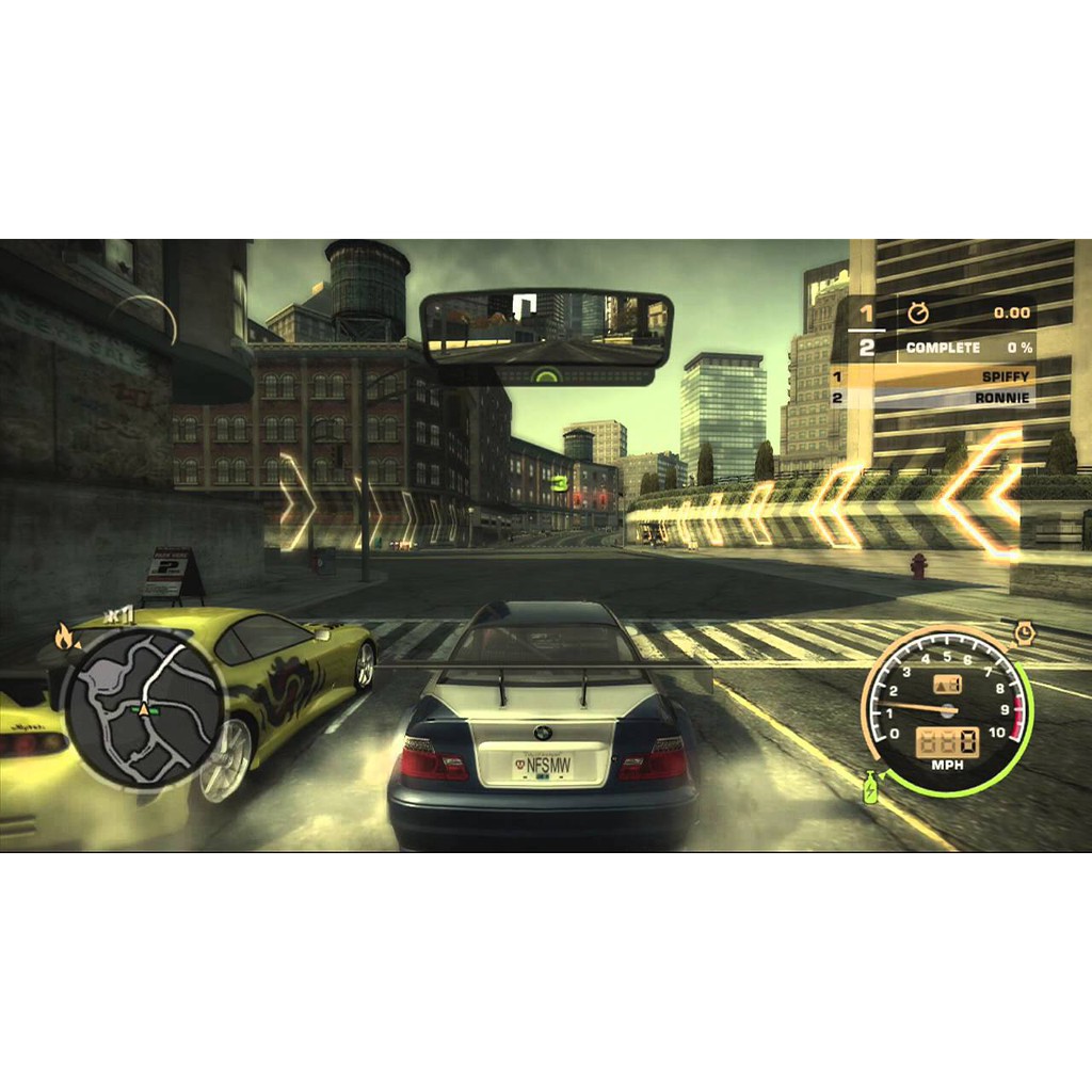 Mô Hình Đồ Chơi Ps2 Nfs Need For Speed Most Wanted Black Edition