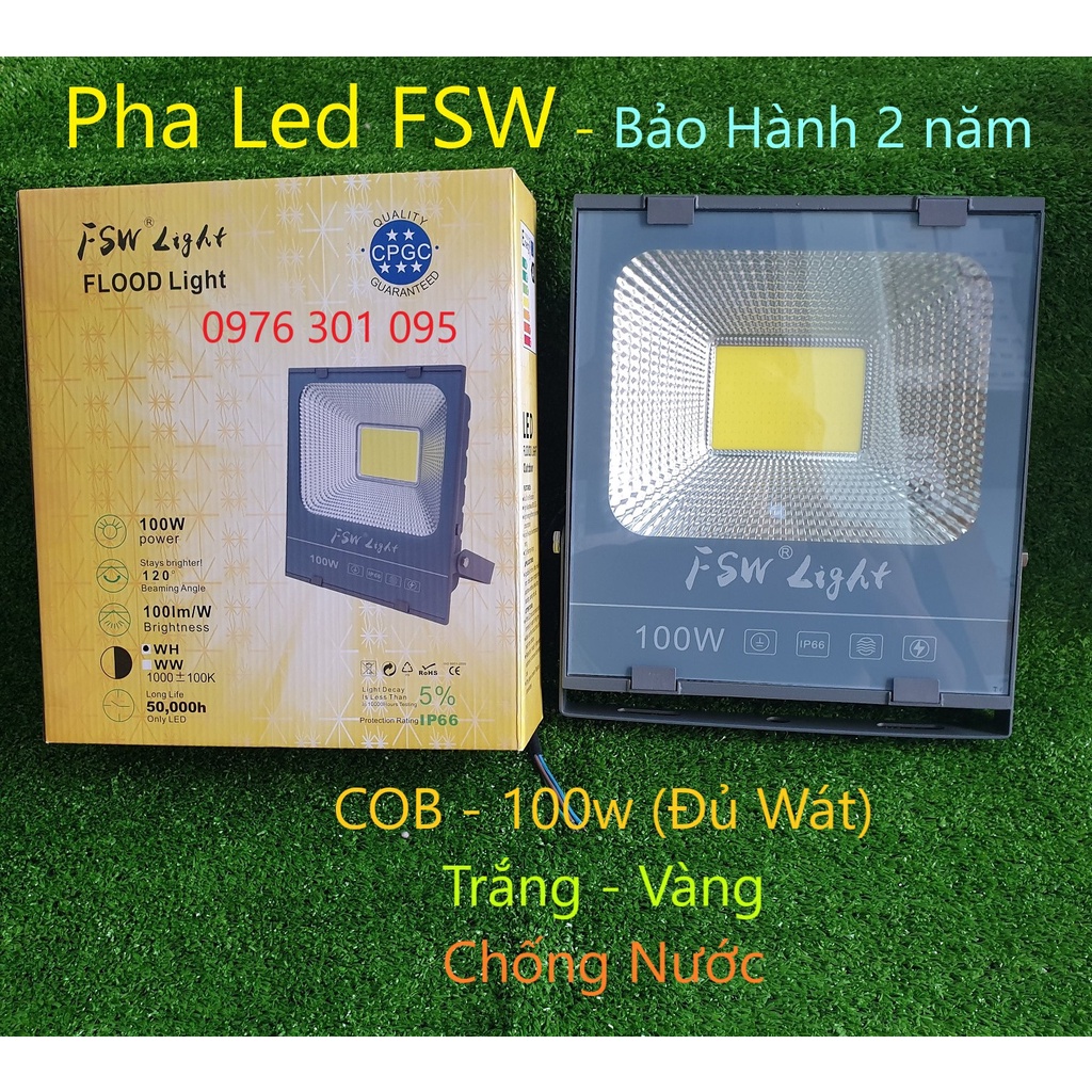Đèn Pha COB siêu sáng công suất LỚN 100w/200w/300w/400w/500w