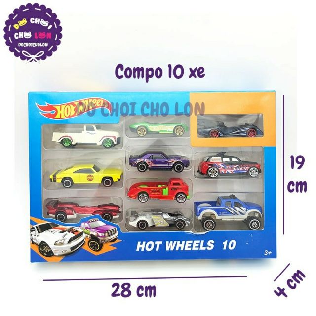 7 chiếc xe hot wheels