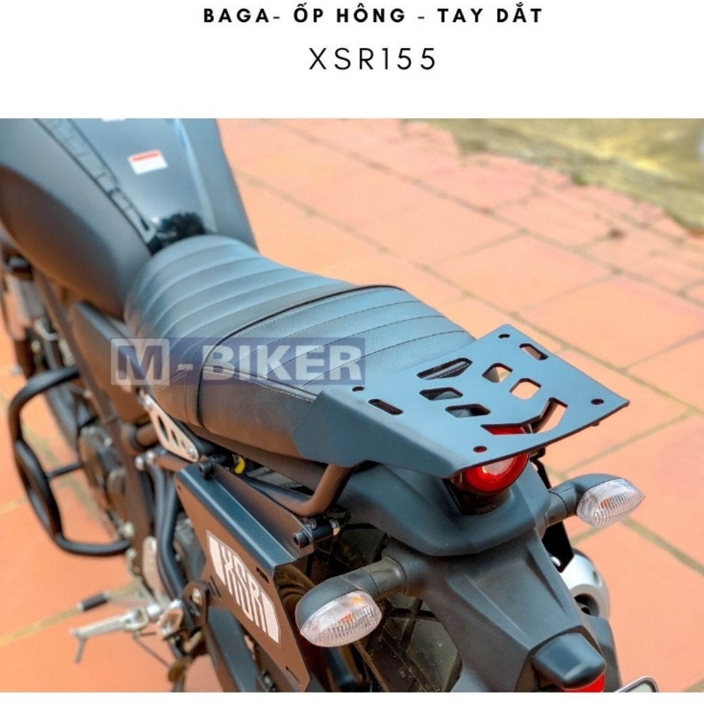 Ốp hông baga xsr155 chắn bùn, treo túi
