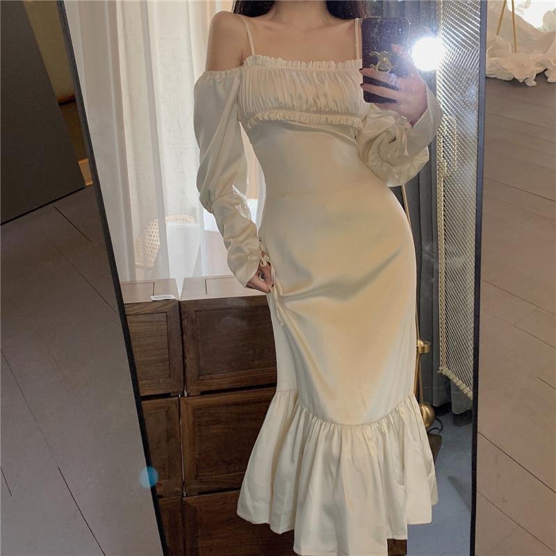 CHANEL Đầm Ren Hoa Trễ Vai Sang Trọng Cho Nữ | BigBuy360 - bigbuy360.vn
