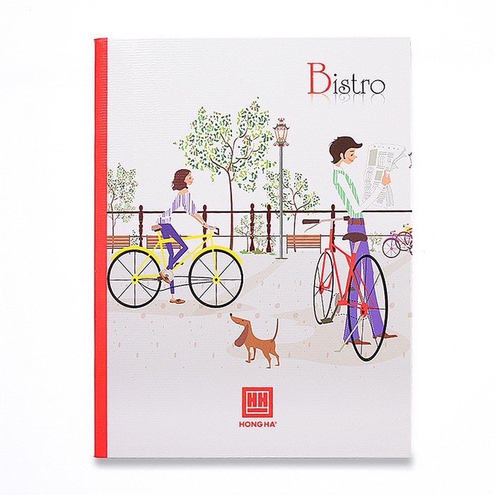 10 quyển Vở 4 ly ngang Hồng Hà 96 trang Class Bistro 0406 dành cho học sinh miền Trung - Nam cấp 2,3