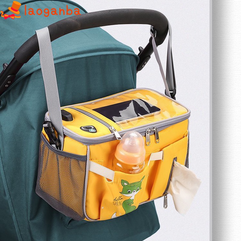 Túi Đựng Đồ Dùng Cỡ Lớn Đa Năng Chống Thấm Nước Gắn Xe Đẩy Em Bé