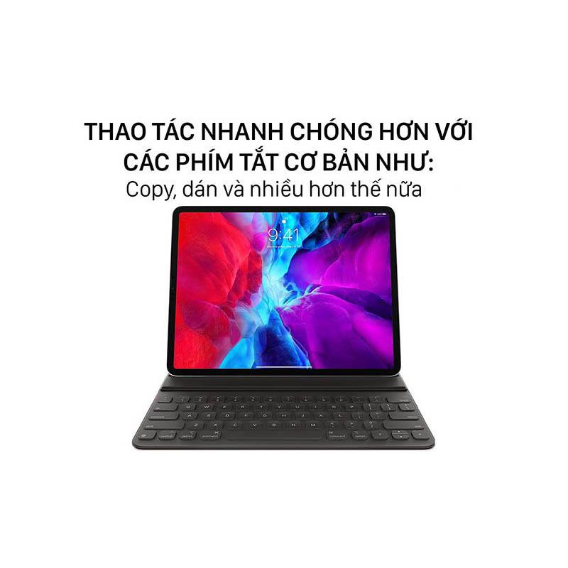 Bàn phím không dây iPad Pro 12.9 2021 Smart Keyboard Folio - Chính hãng Apple Việt Nam