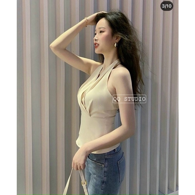 ÁO CỔ YẾM CHIẾT EO