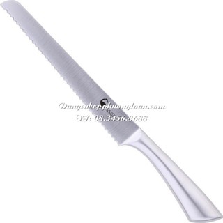 Dao cắt bánh mỳ, bông lan răng cưa cán gỗ, cán inox siêu sắc, siêu sang trọng