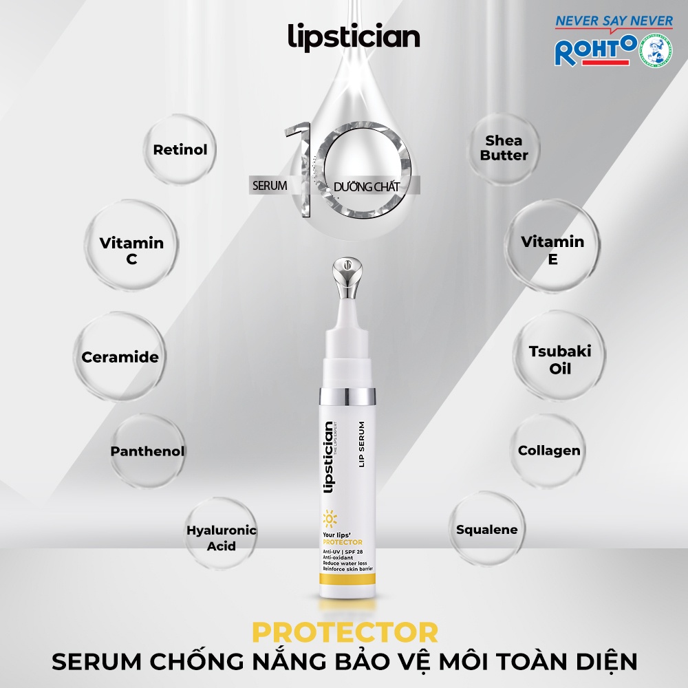 Serum Chống Nắng Dưỡng Môi Toàn Diện Lipstician Lip Serum Protector (9g)