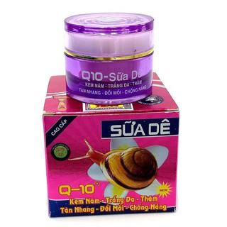 Kem q10 - sữa dê nám - trắng da - thâm - tàn nhang - đồi mồi - chống nắng