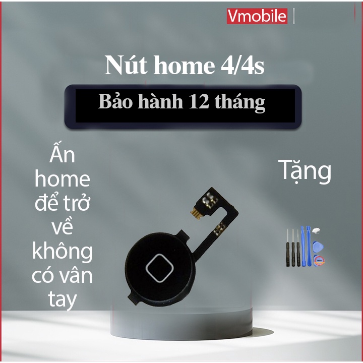 Nút home 4/4s thay thế cho nút home bị hỏng ấn về màn hình chính