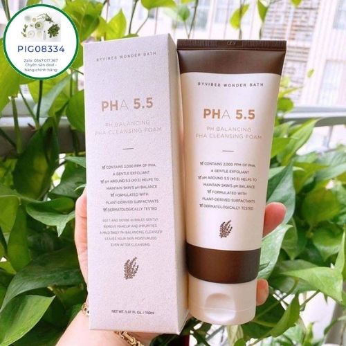 - Sữa Rửa Mặt PHA 5.5 pH Balancing Cleansing Foam Cân Bằng Độ Ẩm Cho Da