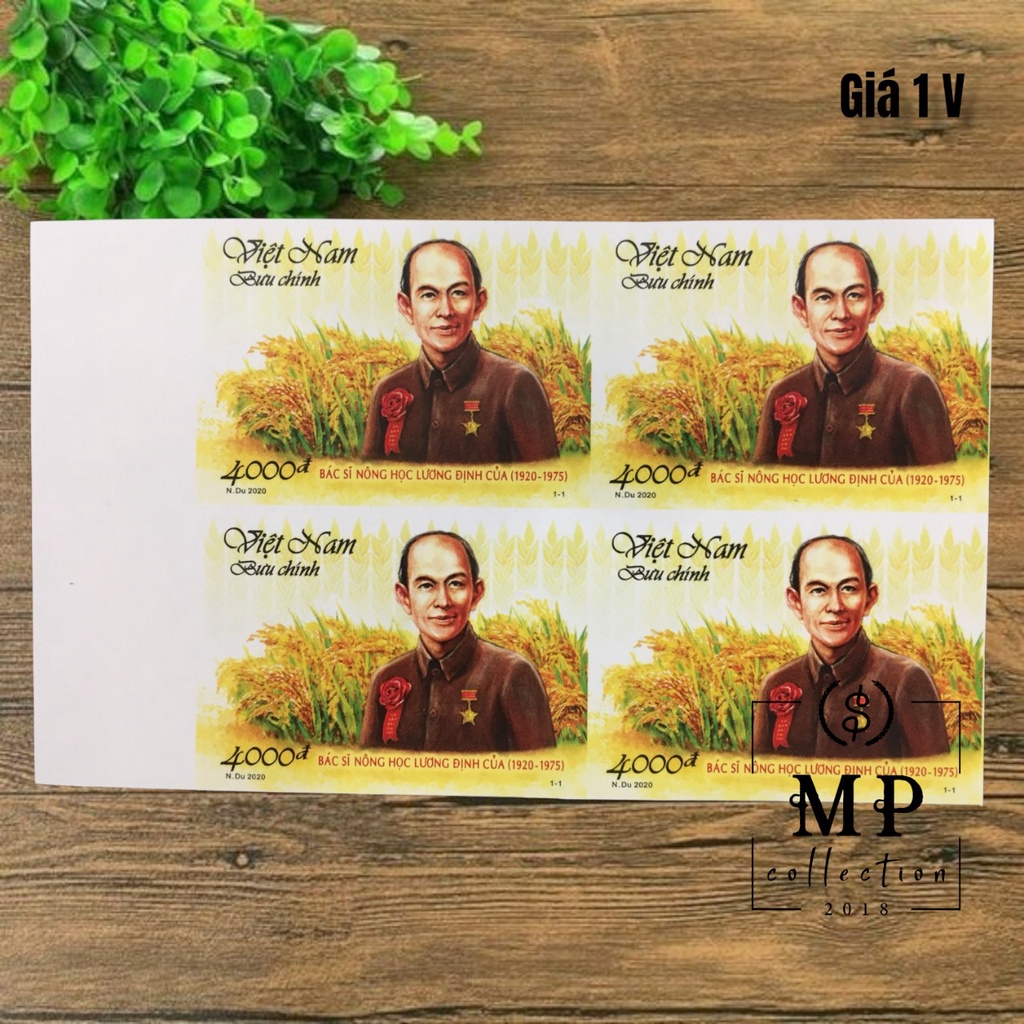 Bộ tem Bác sĩ Nông Học Lương Định của 2020.