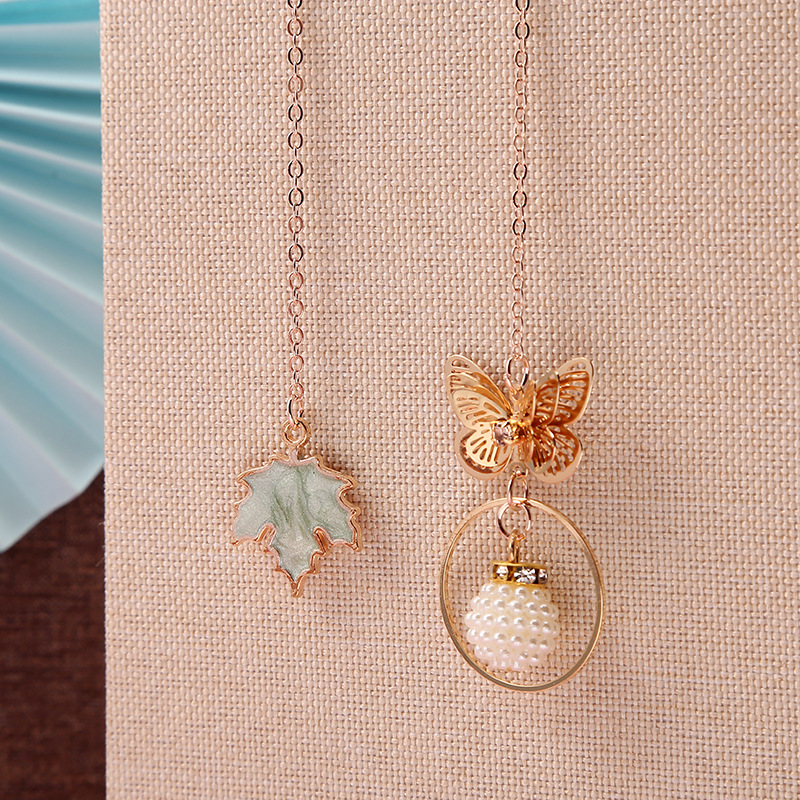 1 Đồ đánh dấu trang sách hình con bướm phong cách sáng tạo bằng hợp kim