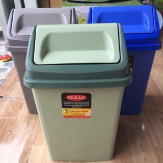 Thùng đựng rác có nắp lật T.L.T Plastic